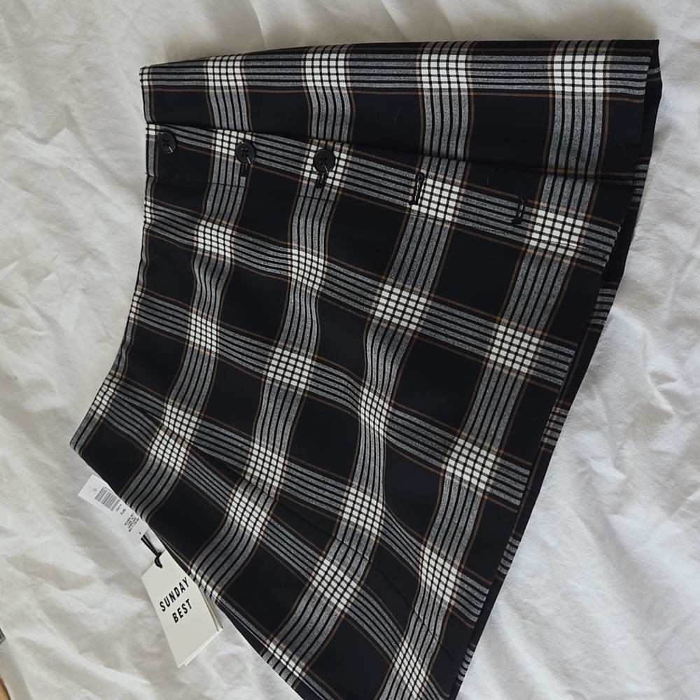 Plaid Mini Skirt